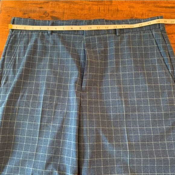 Walter Hagen Blue Windowpane Performance Golf Shorts Sz 36 - Picture 5 of 6